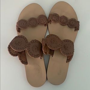 Jack Rodgers brown Lauren Sandals